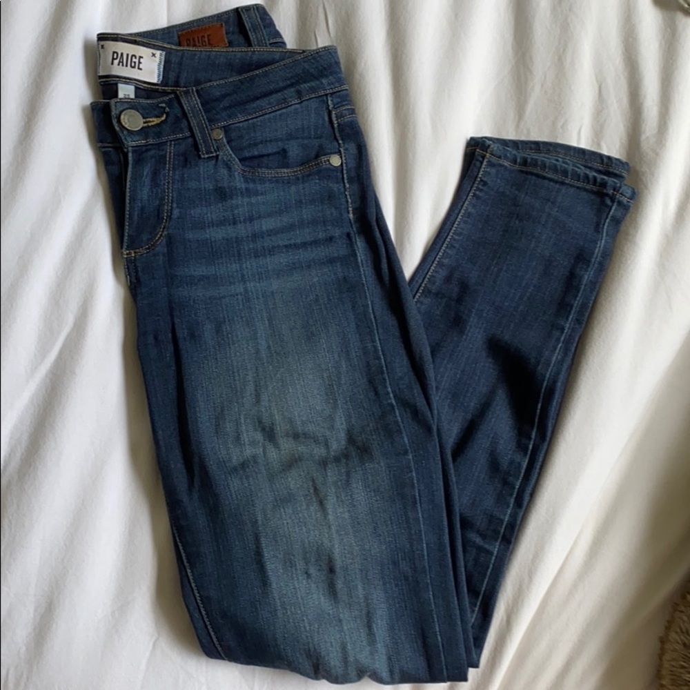 PAIGE Verdugo Ankle Skinny Jeans - Mid Rise